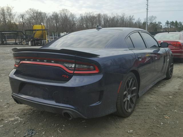 2C3CDXGJ5GH150012 - 2016 DODGE CHARGER R/ BLUE photo 4