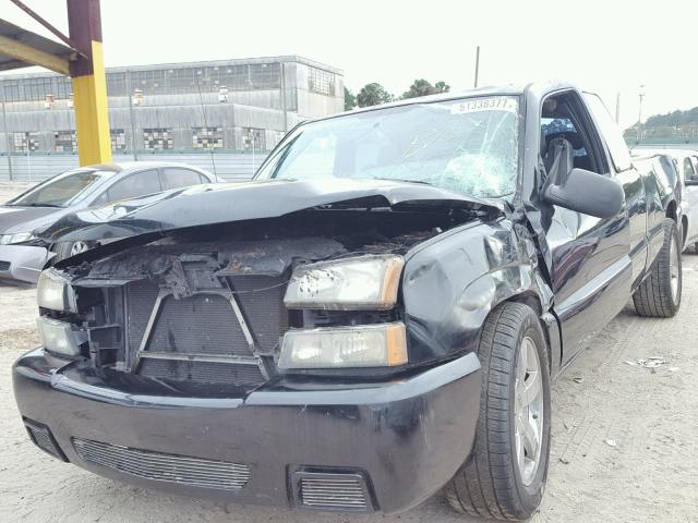 1GCEC19X56Z145221 - 2006 CHEVROLET SILVERADO BLACK photo 2