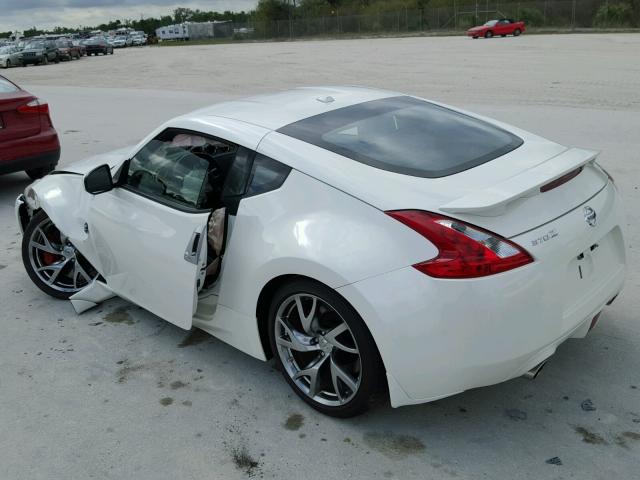 JN1AZ4EH8EM630304 - 2014 NISSAN 370Z BASE WHITE photo 3