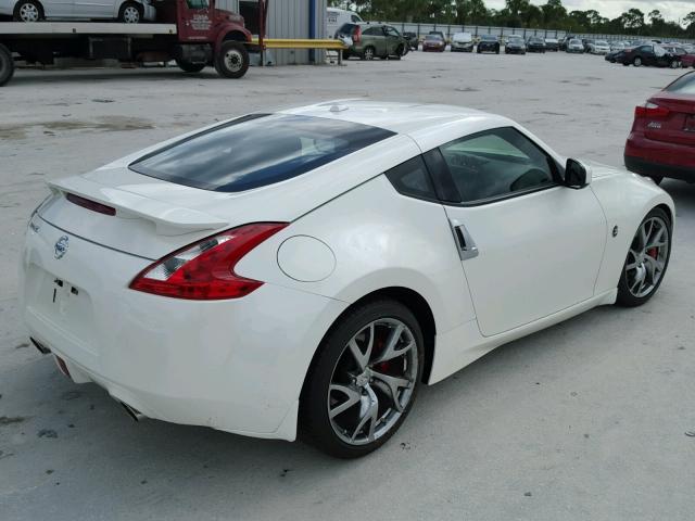 JN1AZ4EH8EM630304 - 2014 NISSAN 370Z BASE WHITE photo 4