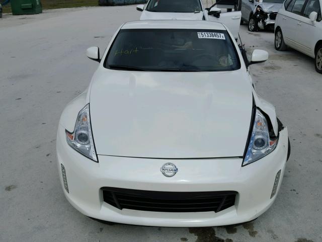 JN1AZ4EH8EM630304 - 2014 NISSAN 370Z BASE WHITE photo 9