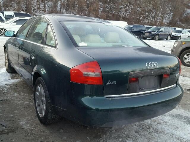 WAUEH64B01N004175 - 2001 AUDI A6 2.8 QUA GREEN photo 3