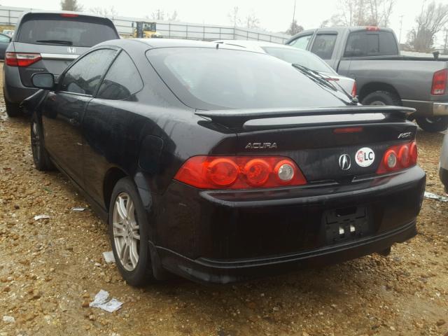 JH4DC548X6S001903 - 2006 ACURA RSX BLACK photo 3