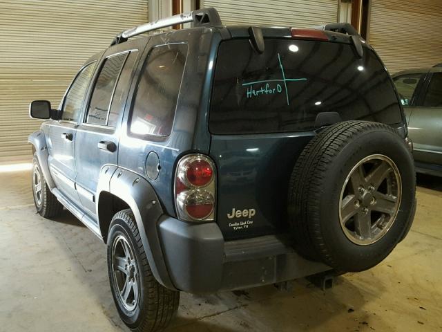 1J4GK38K15W512784 - 2005 JEEP LIBERTY RE GREEN photo 3