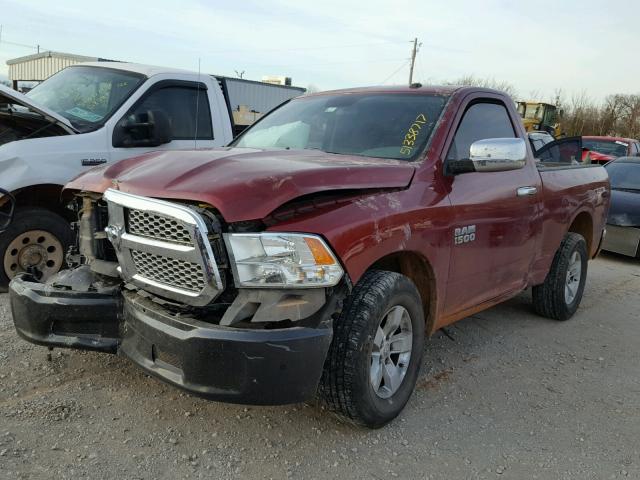 3C6JR6AG3DG583648 - 2013 RAM 1500 ST MAROON photo 2