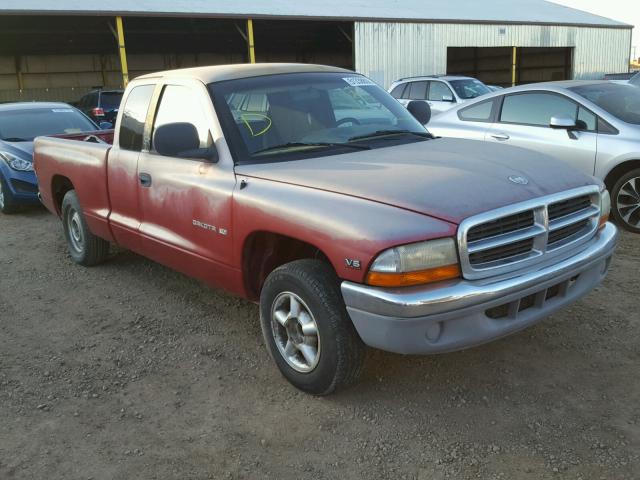 1B7GL22X9WS682577 - 1998 DODGE DAKOTA RED photo 1