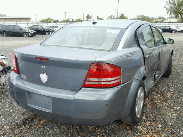 1B3LC46K18N127523 - 2008 DODGE AVENGER SE GRAY photo 4