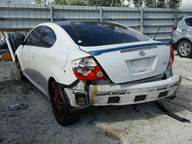 JTKDE177370200143 - 2007 TOYOTA SCION TC 白色 照片 3