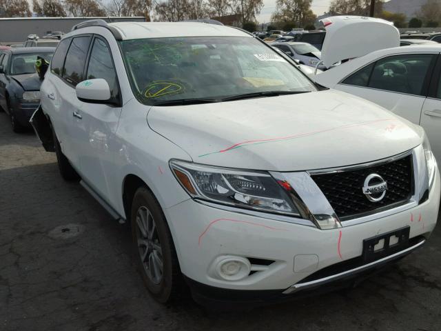 5N1AR2MN9FC672864 - 2015 NISSAN PATHFINDER WHITE photo 1