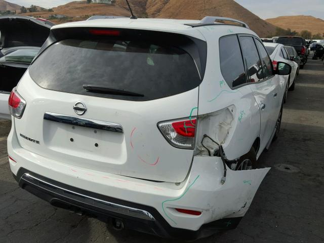 5N1AR2MN9FC672864 - 2015 NISSAN PATHFINDER WHITE photo 4