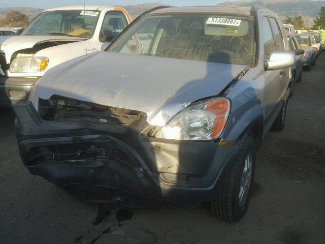 JHLRD788X3C043149 - 2003 HONDA CR-V EX SILVER photo 2