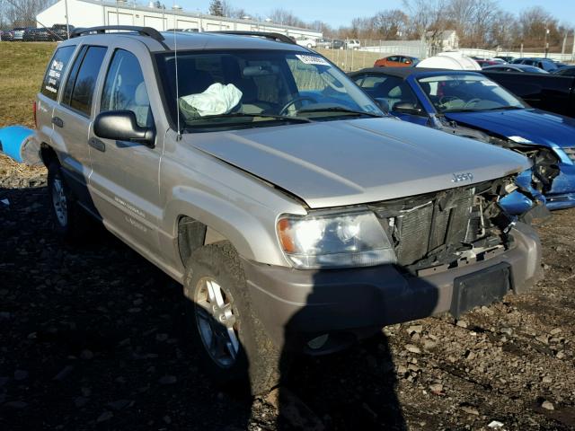 1J4GW48S74C297065 - 2004 JEEP GRAND CHER BEIGE photo 1