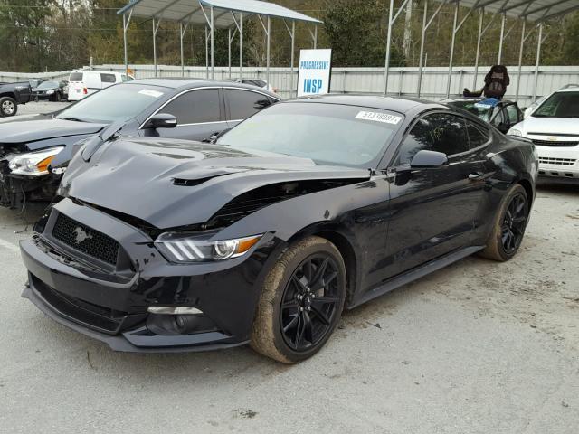 1FA6P8CF0H5289406 - 2017 FORD MUSTANG GT BLACK photo 2