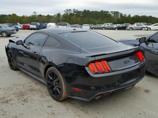 1FA6P8CF0H5289406 - 2017 FORD MUSTANG GT BLACK photo 3