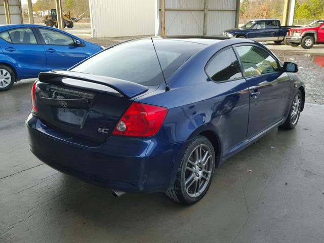 JTKDE167X50028367 - 2005 TOYOTA SCION TC BLUE photo 4