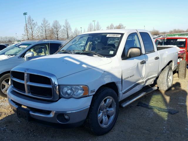 1D7HA18D85J569926 - 2005 DODGE RAM 1500 S WHITE photo 2