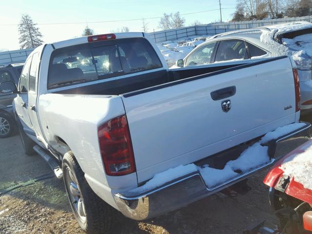 1D7HA18D85J569926 - 2005 DODGE RAM 1500 S WHITE photo 3