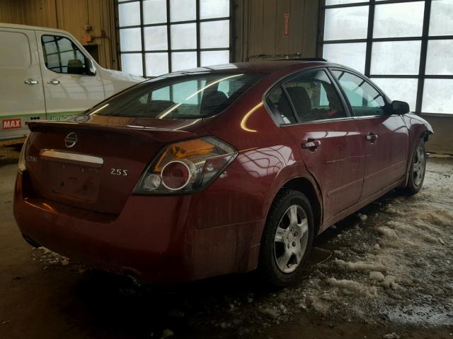 1N4AL21E49N411148 - 2009 NISSAN ALTIMA 2.5 RED photo 4