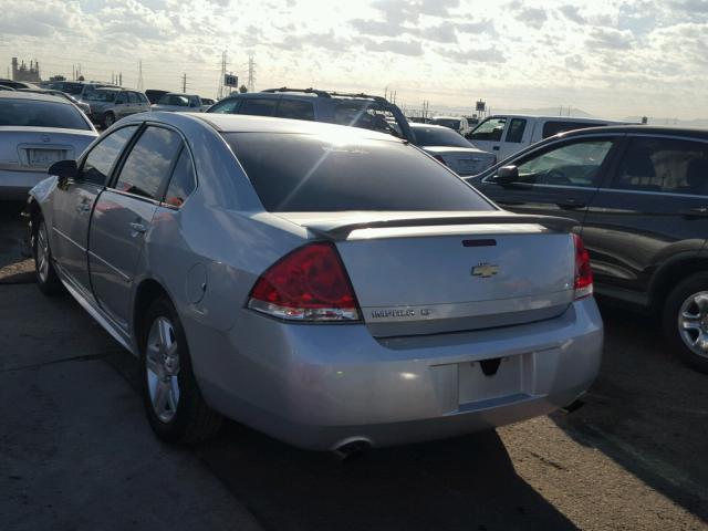 2G1WG5E34C1116373 - 2012 CHEVROLET IMPALA LT SILVER photo 3