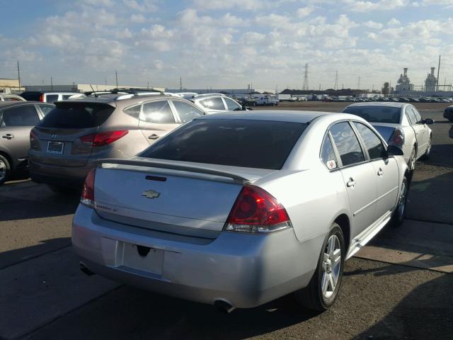 2G1WG5E34C1116373 - 2012 CHEVROLET IMPALA LT SILVER photo 4