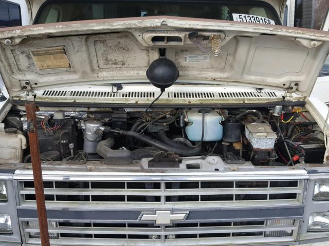 2GBJG31M7G4155181 - 1986 CHEVROLET G30 WHITE photo 7