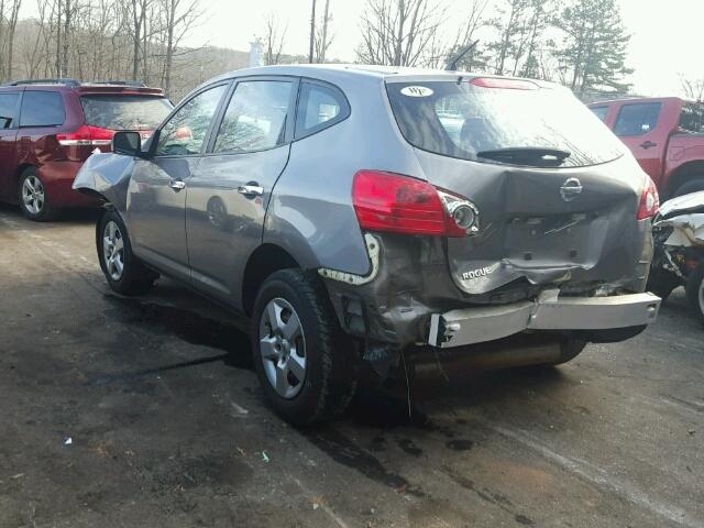 JN8AS5MT4AW506658 - 2010 NISSAN ROGUE S GRAY photo 3