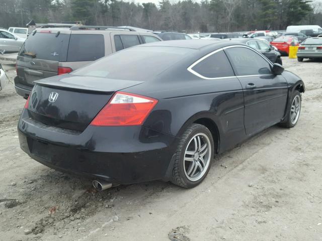 1HGCS1B38AA001172 - 2010 HONDA ACCORD LX BLACK photo 4