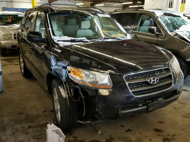 5NMSH73E67H106822 - 2007 HYUNDAI SANTA FE S BLACK photo 1