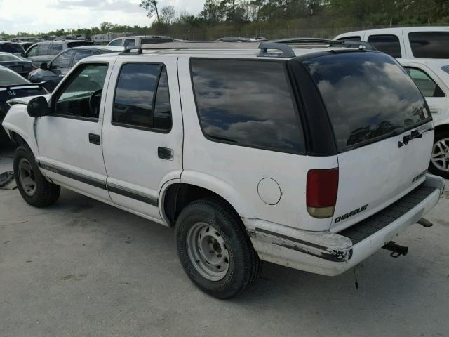 1GNCS13W0S2265674 - 1995 CHEVROLET BLAZER WHITE photo 3