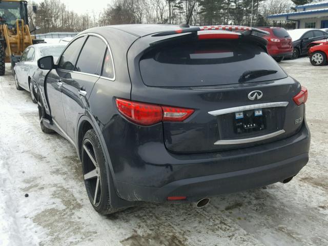 JN8AS1MW7BM732113 - 2011 INFINITI FX35 BLACK photo 3