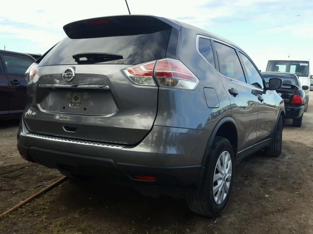 JN8AT2MT6GW016985 - 2016 NISSAN ROGUE S GRAY photo 4