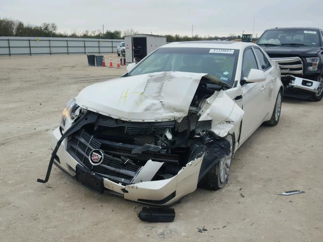 1G6DM577680118106 - 2008 CADILLAC CTS WHITE photo 2