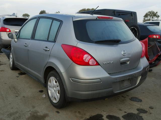 3N1BC1CP5AL410119 - 2010 NISSAN VERSA S GRAY photo 3