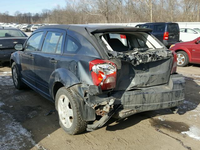 1B3HB48B97D389686 - 2007 DODGE CALIBER SX BLUE photo 3