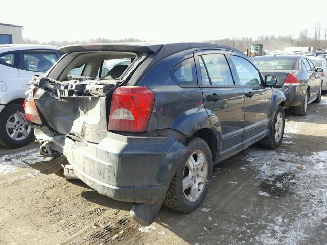 1B3HB48B97D389686 - 2007 DODGE CALIBER SX BLUE photo 4