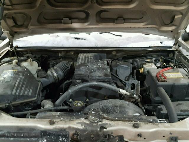 1GCDT138X68329489 - 2006 CHEVROLET COLORADO TAN photo 7