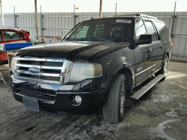 1FMFK19558LA29413 - 2008 FORD EXPEDITION BLACK photo 2