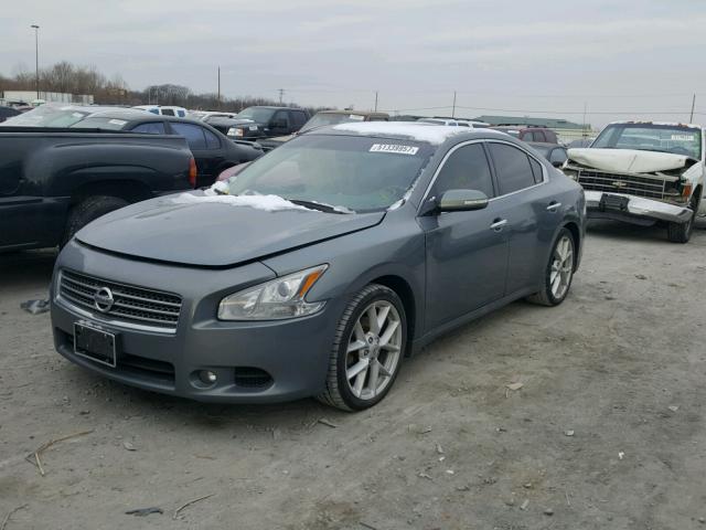 1N4AA51E39C813715 - 2009 NISSAN MAXIMA S TEAL photo 2