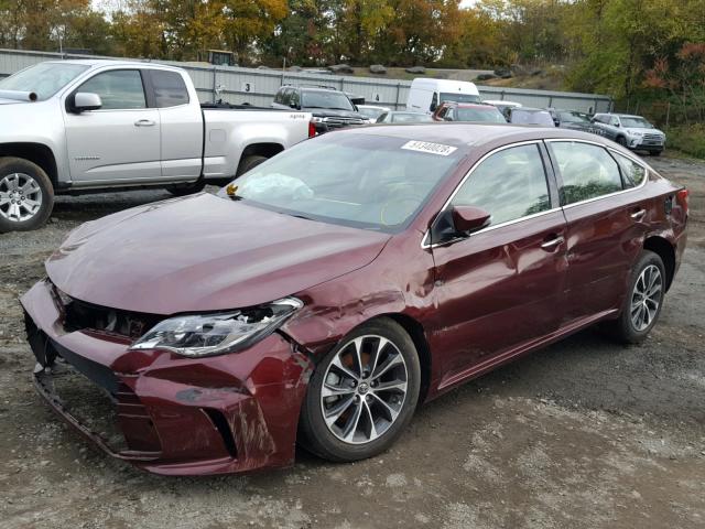 4T1BK1EB2HU259981 - 2017 TOYOTA AVALON XLE BURGUNDY photo 2