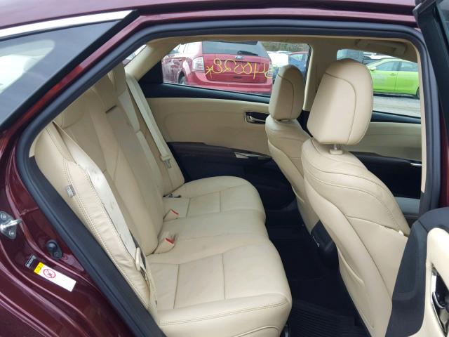 4T1BK1EB2HU259981 - 2017 TOYOTA AVALON XLE BURGUNDY photo 6