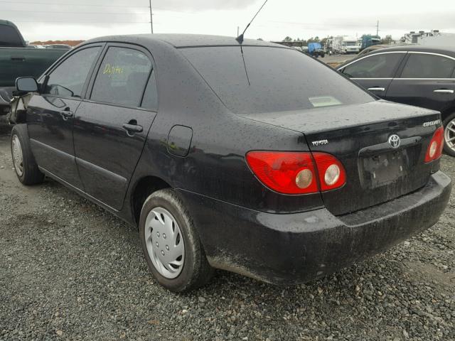 1NXBR32E97Z797209 - 2007 TOYOTA COROLLA CE BLACK photo 3