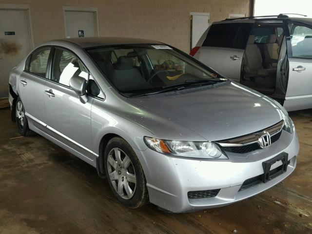 2HGFA16529H547474 - 2009 HONDA CIVIC LX SILVER photo 1