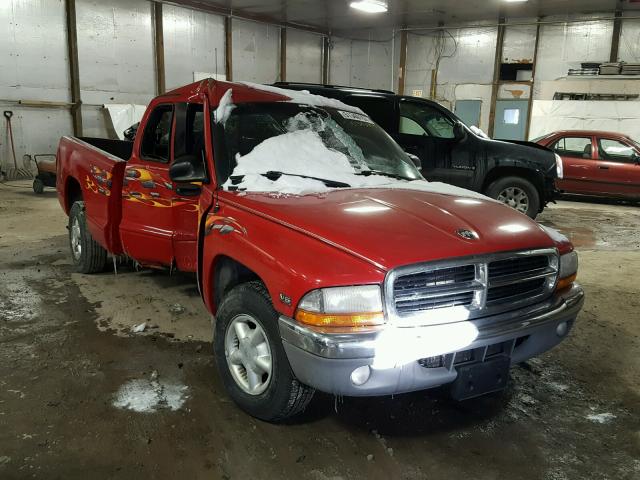 1B7GL22X5WS617998 - 1998 DODGE DAKOTA RED photo 1