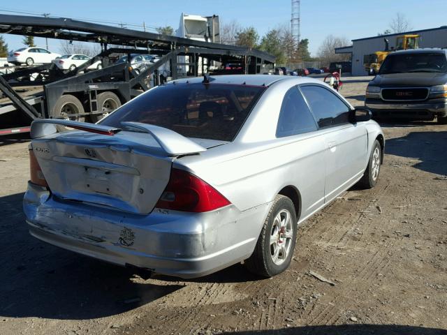 1HGEM22582L070914 - 2002 HONDA CIVIC LX SILVER photo 4