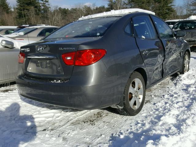 KMHDU46D07U097612 - 2007 HYUNDAI ELANTRA GL GRAY photo 4