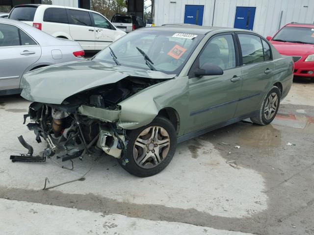 1G1ZS54845F199923 - 2005 CHEVROLET MALIBU GREEN photo 2