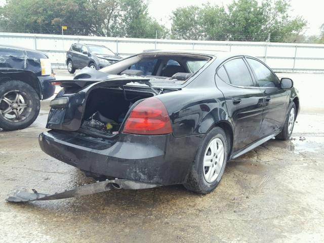 2G2WP552861148718 - 2006 PONTIAC GRAND PRIX BLACK photo 4