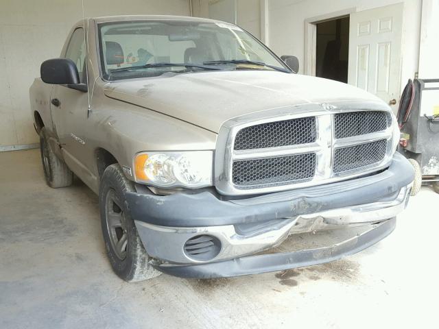 1D7HA16D44J220120 - 2004 DODGE RAM 1500 S TAN photo 1