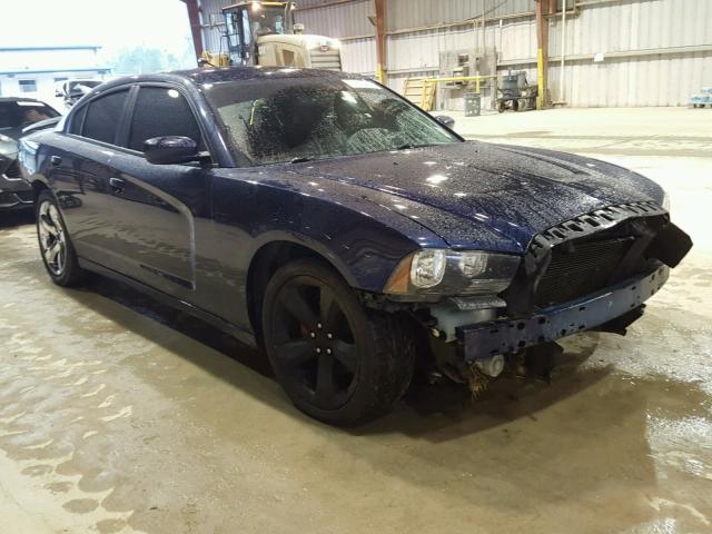 2C3CDXBG1DH633410 - 2013 DODGE CHARGER SE BLUE photo 1