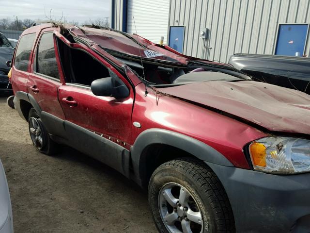 4F2YZ02Z25KM44500 - 2005 MAZDA TRIBUTE I RED photo 10